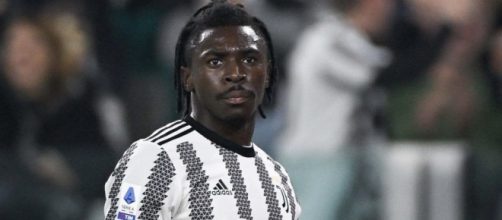 In foto Moise Kean, giocatore della Juventus.