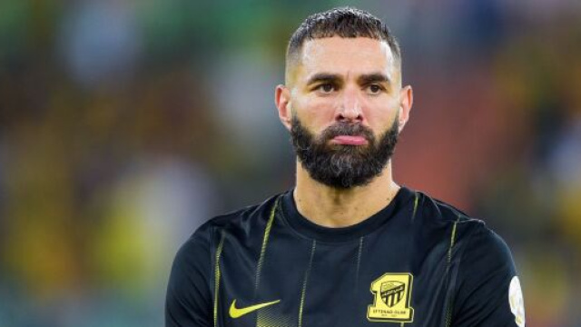 Karim Benzema nouveau joueur d'Al-Ittihad en Arabie saoudite. (screenshot Twitter - @_BeFootball)