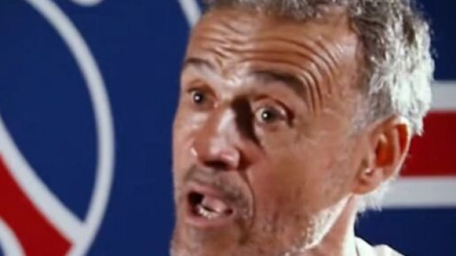 Luis Enrique au PSG (capture Twitter @PSG_inside)