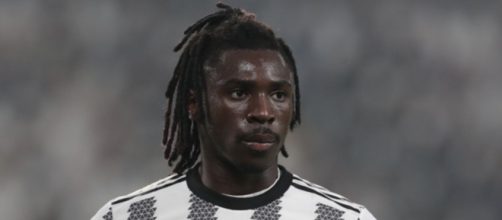 Moise Kean, giocatore della Juventus.