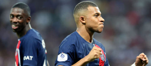 Dembélé et Mbappé au PSG (capture Twitter @Actu Foot)