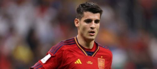 In foto Alvaro Morata, giocatore spagnolo.