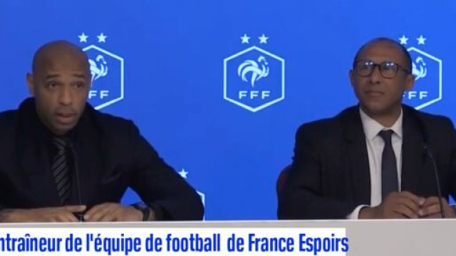 Henry clair sur ce qu'il attend en équipe de France Espoirs. (screenshot Twitter - @RMCsport)