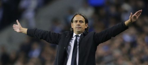 L'allenatore dell'Inter Simone Inzaghi