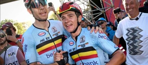 Wout van Aert e Remco Evenepoel, due dei leader del Belgio ai Mondiali di ciclismo.