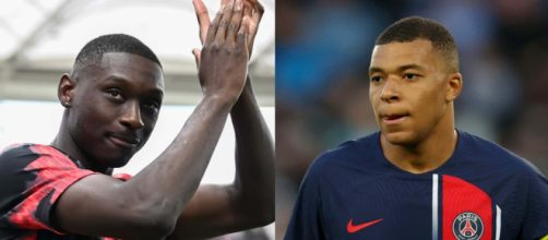 Kylian Mbappé et Randal Kolo Muani au PSG ? (capture Twitter @panams75)