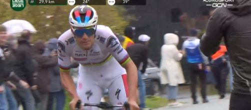 Ciclismo, il Campione del Mondo Remco Evenepoel