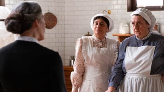 Candela, Simona e Petra in La Promessa - Canale 5.