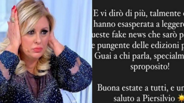 Uomini e donne: Tina Cipollari rompe il silenzio e conferma la sua presenza