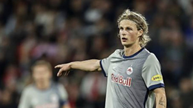 Maurits Kjærgaard, centrocampista del Salisburgo.