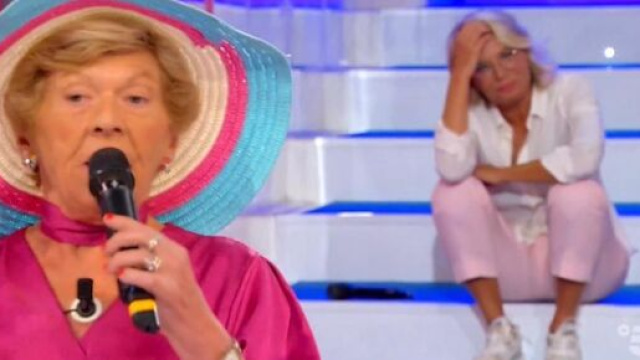 Uomini e donne, Maria imbarazzata in studio