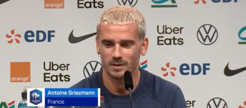 Antoine Griezmann en grande forme avec l'équipe de France. (screenshot Twitter - @equipedefrance)