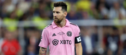 Lionel Messi sous ses nouvelles couleurs de l'Inter Miami (capture Twitter @PVSportFR)