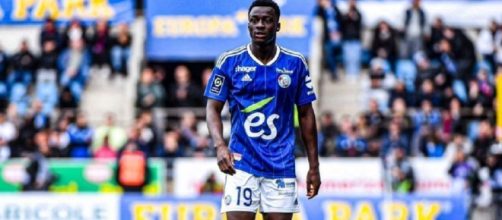 In foto Habib Diarra, centrocampista dello Strasburgo.