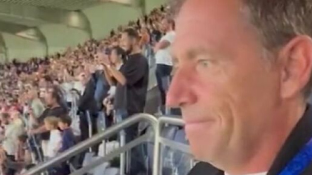 Daniel Riolo en direct du Parc des Princes (capture Twitter L'After Foot)