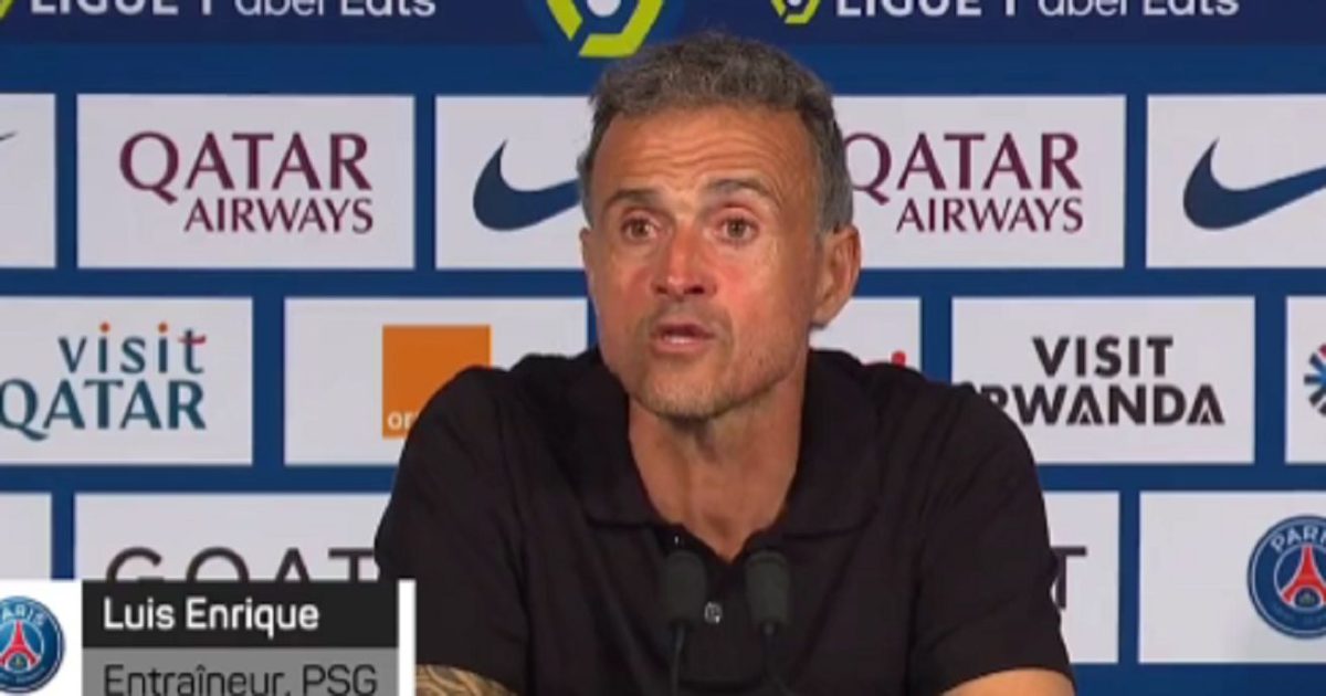 PSG : Le Coup De Gueule De Luis Enrique Après Le Match Contre Nice (vidéo)