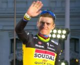 Richard Plugge, TM Jumbo Visma: 'Evenepoel è il miglior corridore da classiche che ci sia'.