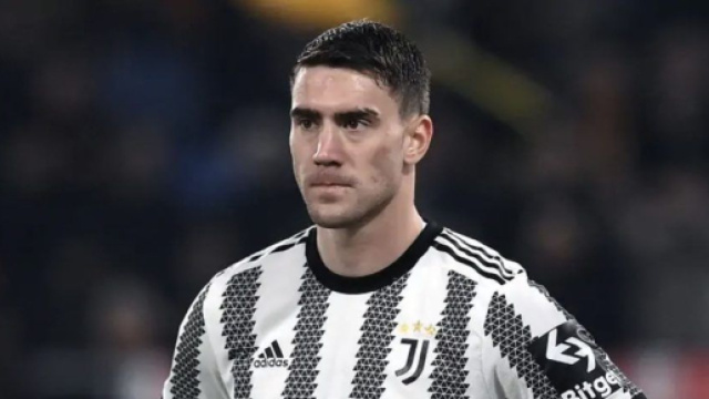Dusan Vlahovic, giocatore della Juve.