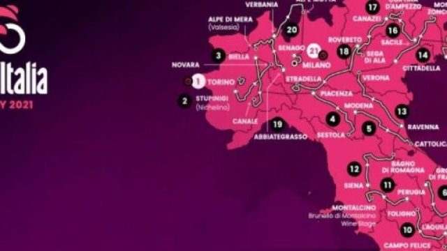 Il Giro d'Italia 2024 potrebbe partire da Torino, come avvenuto nel 2021.