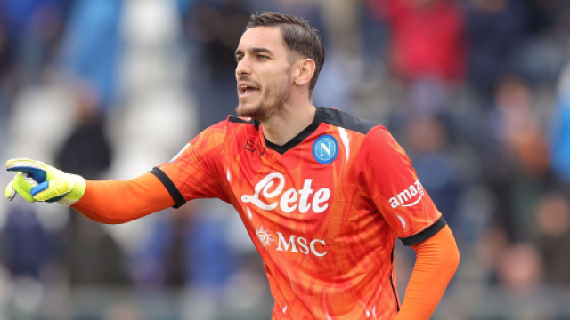 In foto Meret, portiere del Napoli.