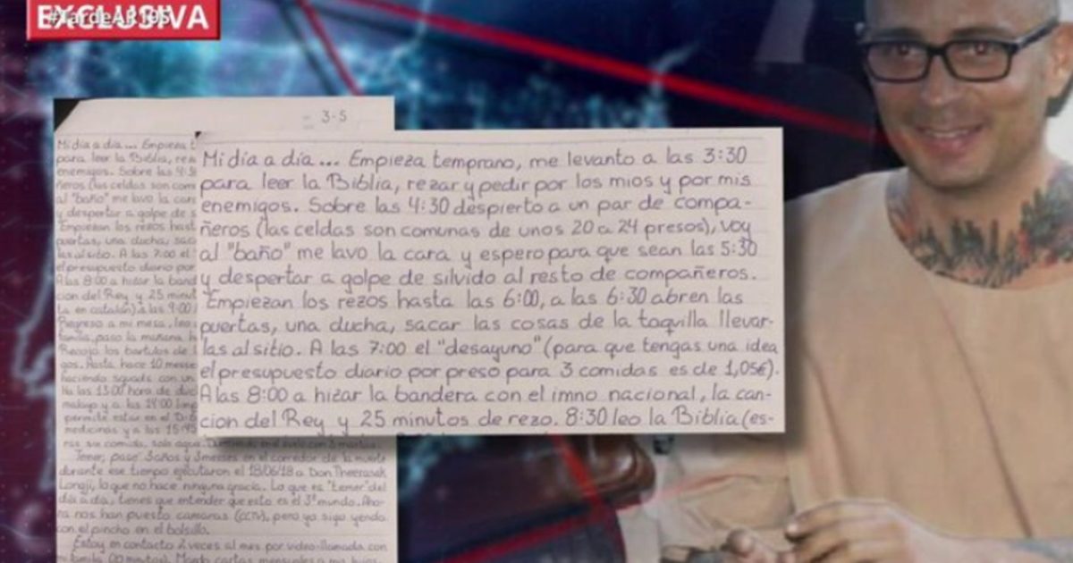 Artur Segarra Avisa En Una Carta A Daniel Sancho Lo Que Le Espera No