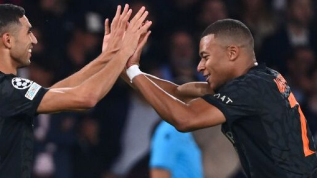 Mbappé en forme avec le PSG depuis quelques semaines. (screenshot Twitter - @ActuFoot_)