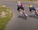 Ciclismo, la discesa di Tom Pidcock dal Galibier al Tour de France 2022.