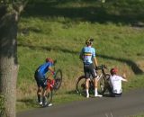 Ciclismo, Filippo Ganna condizionato da due cadute agli Europei.