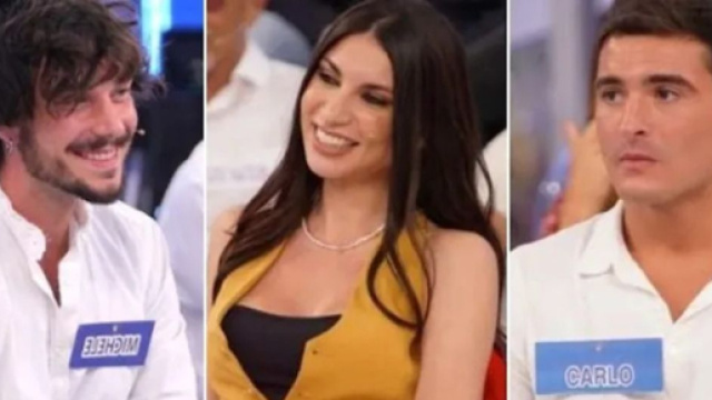 Uomini e Donne: Manuela divisa tra Carlo e Michele.