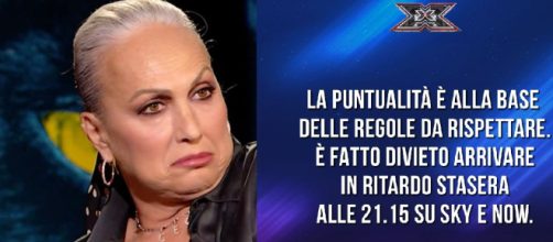 Amici 23, X Factor copia il regolamento della prof Celentano: grafica identica sul web.