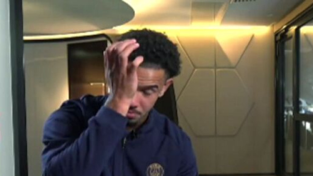 Warren Zaïre-Emery sous les couleurs du PSG (capture Twitter@telefoot_TF1)