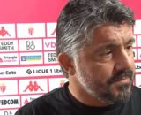 Gattuso agacé par la défaite à Monaco ce samedi. (screenshot Twitter - @CanalplusFoot)