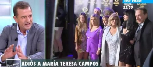 Alessandro Lequio se va de guón durante el homenaje a María Teresa Campos (Telecinco)