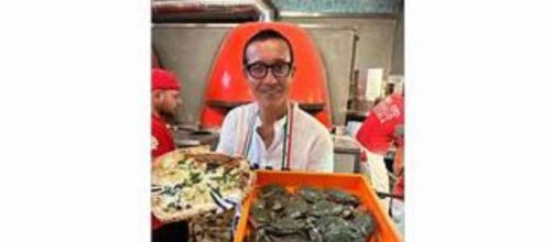 Gino Sorbillo e la sua pizza al granchio blu