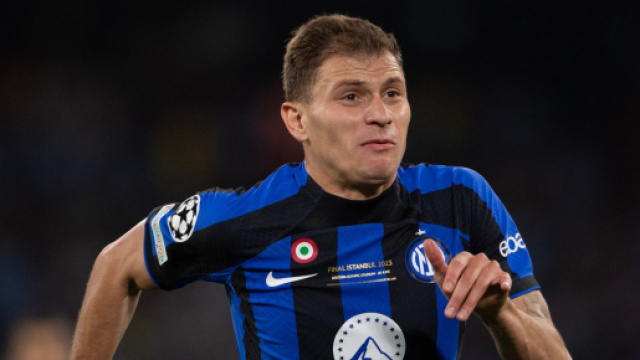 In foto Barella, centrocampista dell'Inter.