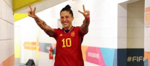 La futbolista denunció a Luis Rubiales por el beso que le propinó en Australia (Twitter, @Jennihermoso)