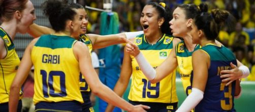Brasil já viajou para disputar o Pré-Olímpico no Japão entre 16 e 24 de setembro (Mauricio Val/FVImagem/CBV)