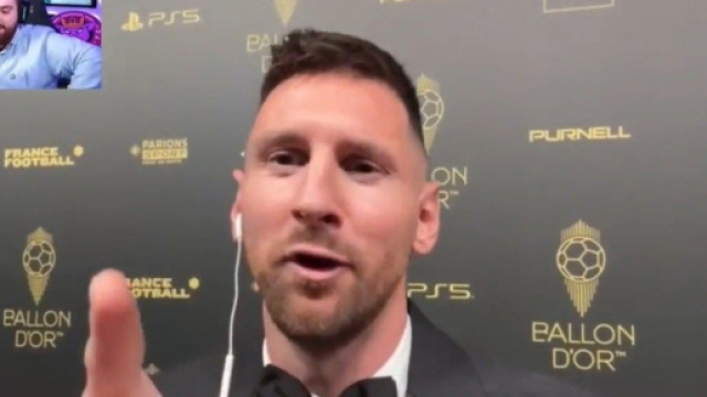 Après sa séquence avec le streamer Ibai lors du Ballon d'Or, Lionel Messi pourrait ajouter un titre à sa longue liste de trophées. (X @DiarioOle)