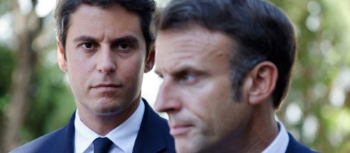 Gabriel Attal et Emmanuel Macron (capture Twitter TF1)
