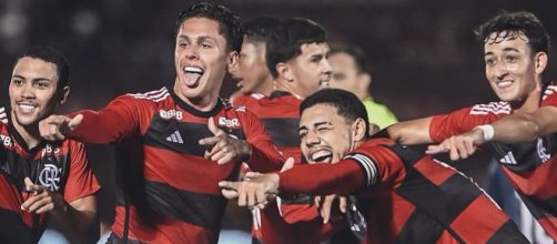 Flamengo avançou na Copinha (Reprodução/Facebook//FlamengoOficial)