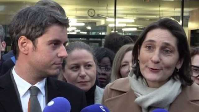 Amélie Oudéa-Castéra en ITW (capture Twitter @Francois_Ruffin)