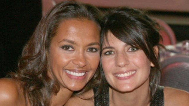 Karine Le Marchand et Estelle Denis (Crédit : © BestImage, RINDOFF-BELLAK / BESTIMAGE)