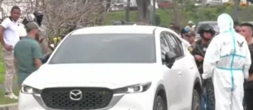 El fiscal se desplazaba en su coche cuando fue atacado a tiros (YouTube/Noticias Telemundo)