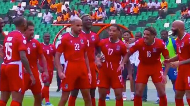 La Guinée Equatoriale a pris le meilleur sur la Guinée-Bissau. (screenshot Twitter @beinsports)