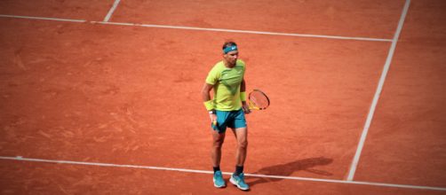 Rafael Nadal à Roland-Garros (capture Twitter @Instant Foot)