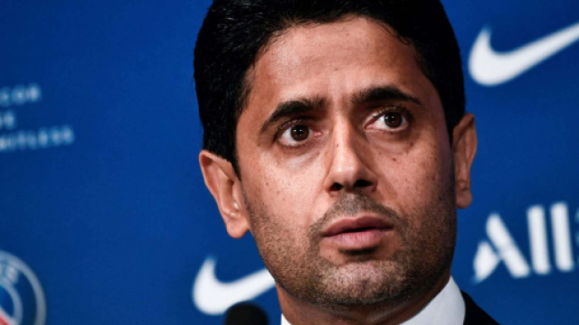 Nasser Al-Khelaifi avec le PSG (capture Twitter @ActuFoot_)