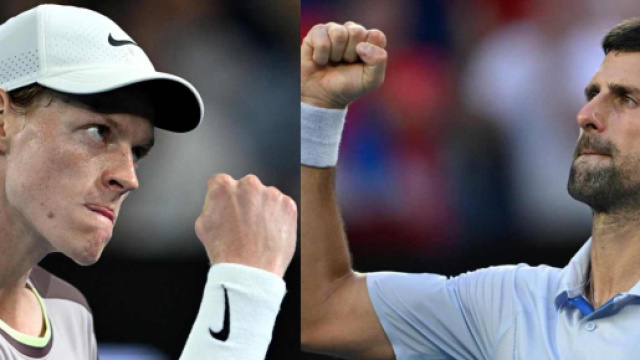 Vince Sinner nell'incontro di semifinale APT agli Australian Open 2024: primo italiano a disputare la finale del grande slam australiano.