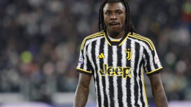 Moise Kean, giocatore della Juve.