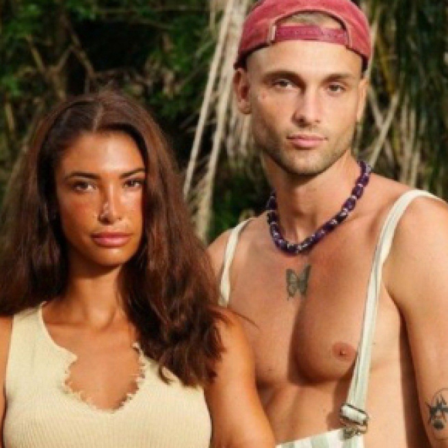 Bastos retrouve Mélanie Dedigama dans Les Apprentis Aventuriers 7 (Screenshoot Twitter @GossipRoomOff)