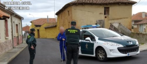 El presunto autor de los hechos ingresó en prisión provisional (X, @guardiacivil)